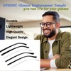UPIONIC Glasses Replacement Temple, TR90 Eyeglass Arms Legs,Glasses Repair Kit
