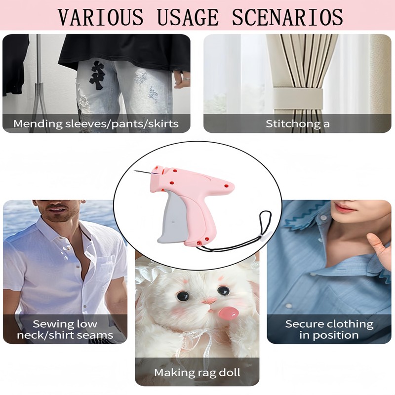 Micro Stitch Gun for Clothes Stitchy Quick Clothing Fixer Mini