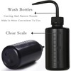 AIMALL Curved Nozzle wash Bottles, 10 Bottles, Black, 250 ml