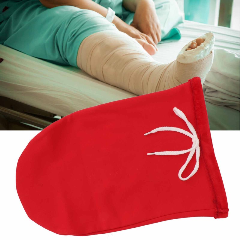 Cast Toe Cover Sock Soft Fleece Drawstring Closure Thickened Foot