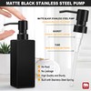 GMISUN Black Soap Dispenser, Hand Soap Dispenser Bathroom, 12 fl