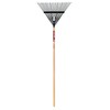 Truper 30480 Steel Leaf Rake 24 Tines - 24-Inch Head,