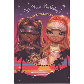 Today and Always by American Greetings Rainbow High Happy Birthday Card - It's Your Birthday! Be Bold Like the Rainbow! - Color Me