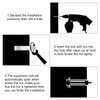 INCREWAY Expansion Bolt, 4 Pcs 304 Stainless Steel Ring Anchor