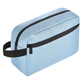 Icramsy Travel Toiletry bag Toiletry bag for women men Hanging toiletry bag Cosmetic bag large capicity Travel accessories Gift for Women Men Girls (Sky blue)