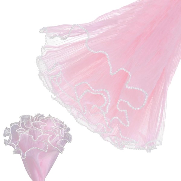 3.8M Pearl Edge Flower Wrapping 28CM Flower Wrapping Mesh Paper