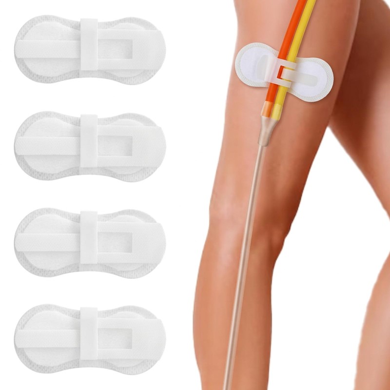 30 Pcs Catheter Stabilization Device, Self Adhesive Catheter Holder Anchor