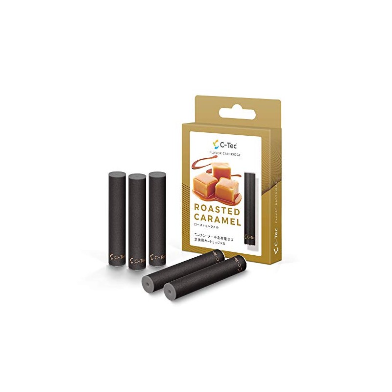 C-Tec DUO Flavor Cartridges, Set of 5, Roasted Caramel