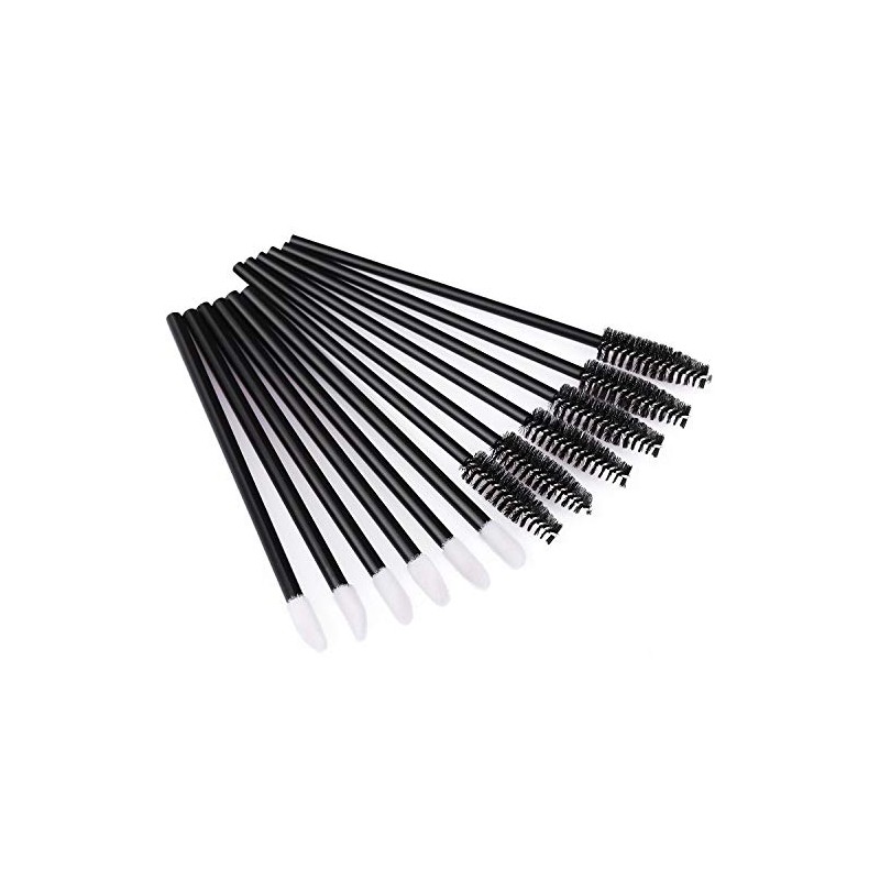 Tbestmax 200 cepillos desechables para máscara de pestañas y labios,
