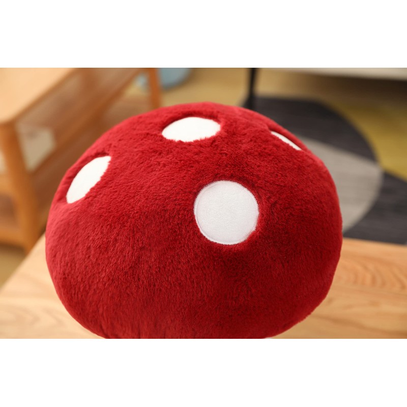 Hynbasea 3D Creative Plush Pillows Mushroom Cute Surprised Mushrooms Throw