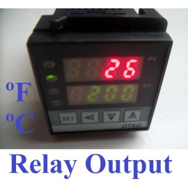 Thermomart Dual Digital PID Temperature Controller Thermocouple TC RTD Pt100 Control °C°F