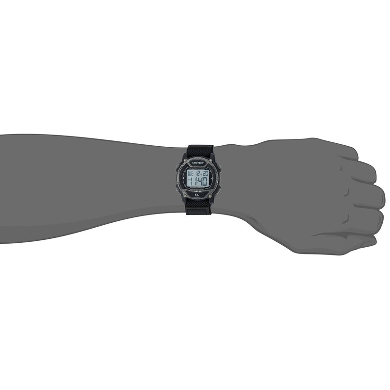 Armitron Sport Unisex Digital Chronograph Nylon Strap Watch, 45/7004
