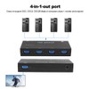 Switcher Video Converter VGA Adapter HD Display Computer Accessories Black