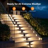 16 Pack Warm White Solar Powered Stair Lights for Outside