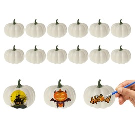 Aniepaa Pumpkin Autumn Decoration Outdoor Artificial Pumpkin for Autumn Parties (Green)