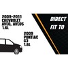 Stainless Steel Northeastern Exhaust-Front Pipe Compatible with 2009-2011 Chevy Aveo