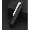 Jinhao 80 Black Fiber Brushed Fountain Pen, Iridium Fine Nib