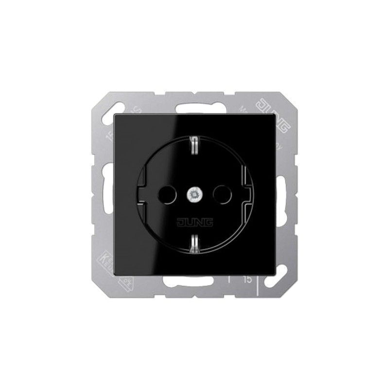 Jung 1520 SW Schuko Socket 16 A 250 V Series