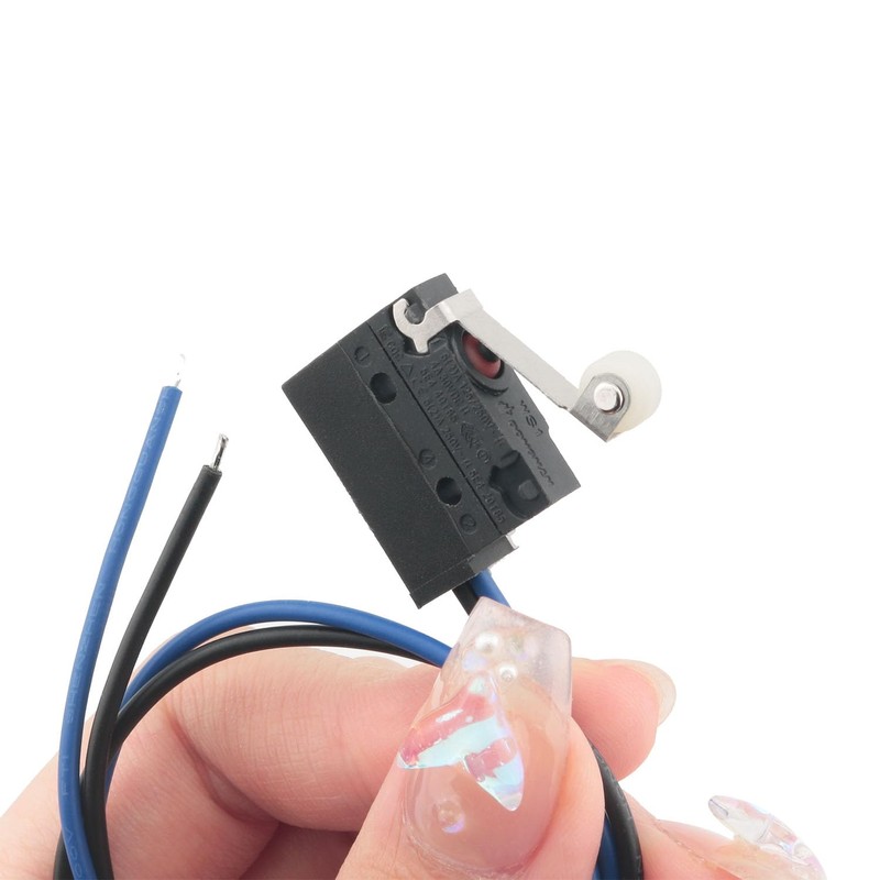 SJZBIN Black Micro Switch Waterproof IP67 Sealed Roller Lever Limit