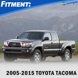 Silver Center Console Shifter Bezel Shift Panel Cover Cup Holder Compatible with Toyota Tacoma 2005-2015 Gear Shift Trim