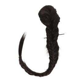 Minkissy Hair Extensions for Women Curly Hair Ponytail Long Braided Wigs Fishbone Braid Ponytail Extension Easy Application