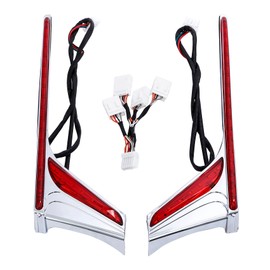 TCMT Rear LED Lights Vertical Strip Fit For Honda GL1800 GL 1800 2012-2017 F6B 13-16 (Rear Light Strips)