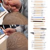 30 Pcs Clay Sculpting Wax Carving Pottery Tool Set Sculpting