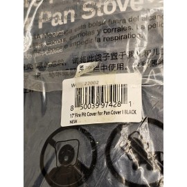 East Oak 17'' Fire Pit Cover for Outdoor Smokeless Firepit 500D Heavy Black