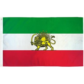 Iran Lion 3x5ft Flag of Iran Iranian Flag 3x5 House Flag 100D FABRIC Premium Quality Fade Resistant Flag Banner