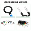 Connector Pins Kit, Crimped Connection Pin 1/1.5/1.8/2.2/2.3/2.5/2.8/3.5 mm Male and