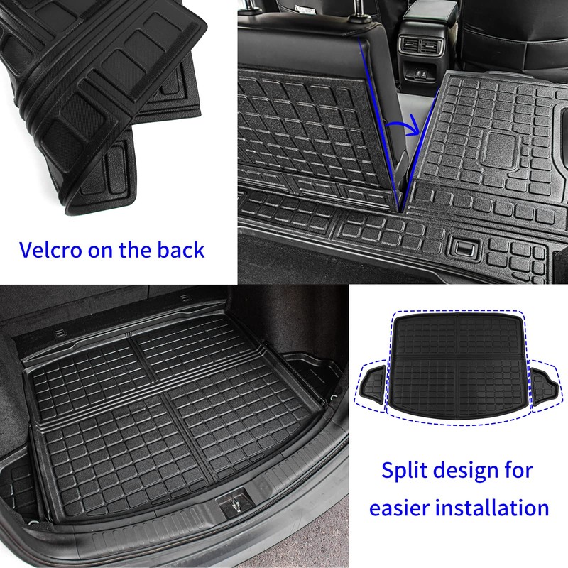 Rongtaod Cargo Mat Compatible with 2017-2022 Honda CRV Trunk Mat
