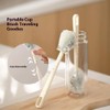 Silicone Bottle Brush, Cup Brush. Detachable Brush Head Handle, Perfect