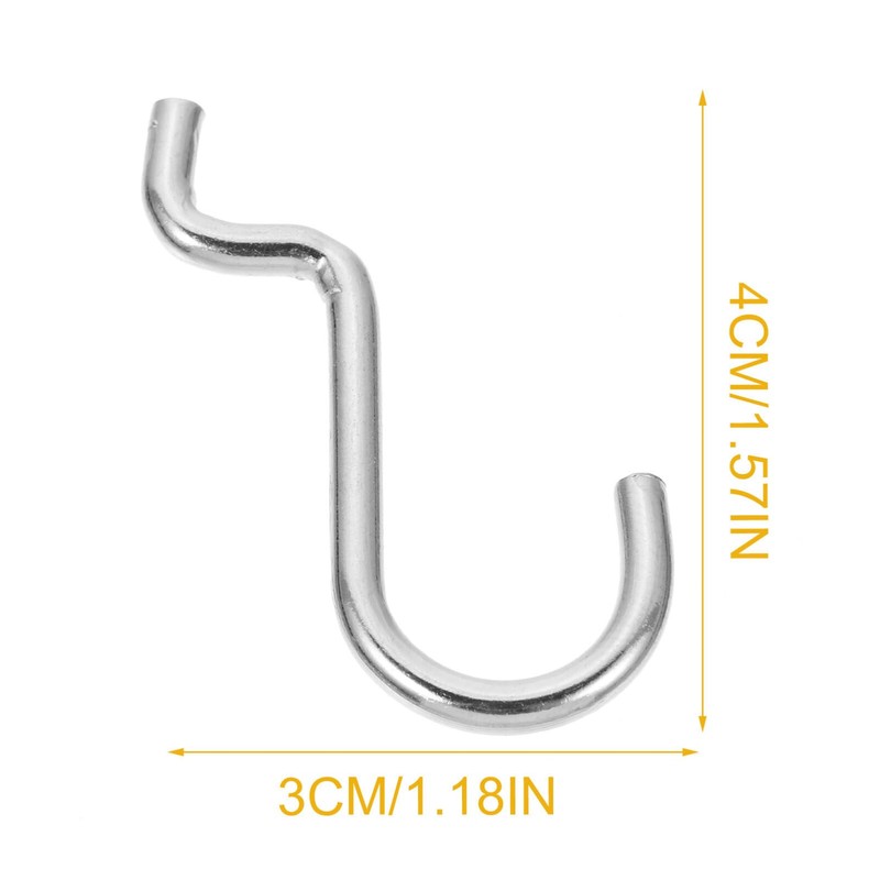DOITOOL Metal Shelving 20pcs Pegboard Hooks Set Heavy Duty Peg