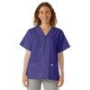 SPECTRUM UNIFORMS Scrub Tops Tunic Tops with Snap Front Women