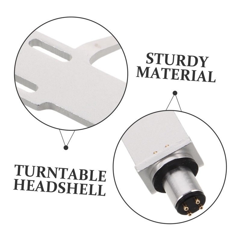 Operitacx Phono Headshell with Oxygen Copper Cables, Durable Replacement Assembly