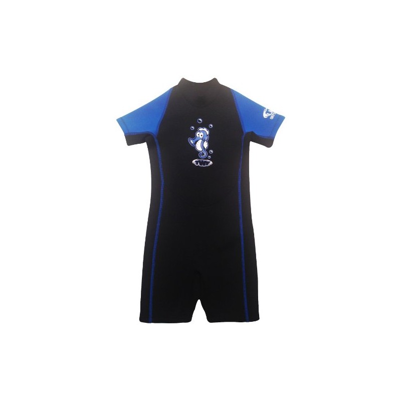 TWF Kids Seahorse Wetsuit - Blue, 5 (Manufacturer Size: K10)