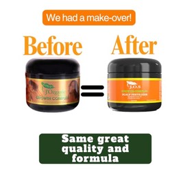 J'Organic Solutions - Estimulador de crecimiento del cabello (hecho a mano, grasa para el cabello para niños) cabello más suave, brillante, más saluda