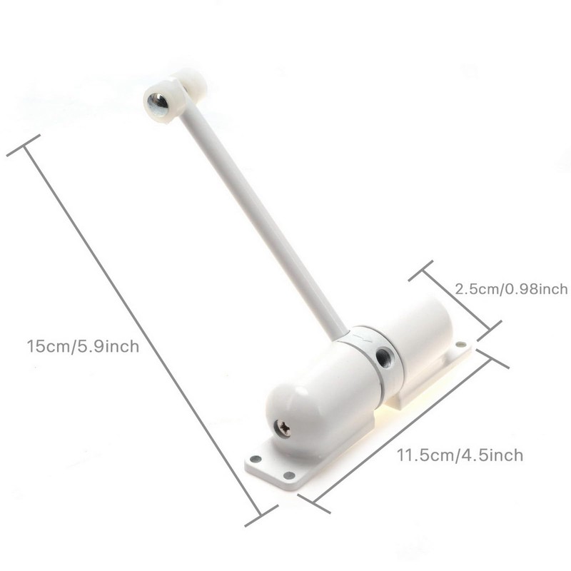 Biendo Spring Door Closer White Automatic Sensor Door Automatically Close