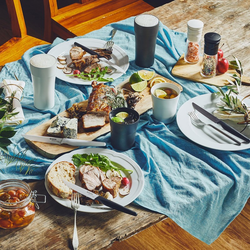 KYOCERA 14 oz Ceramic Coated Tumbler - White