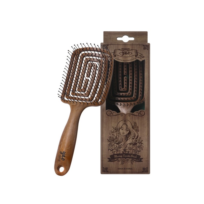 Wood Square Brush / 우드스퀘어 브러쉬