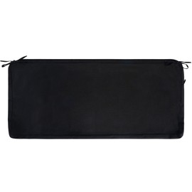 FUNHOME Outdoor Cushion Covers,42" x 18" x 3", No Insert! Patio Cushion Covers,Water Resistant Patio Bench Loveseat Cushion Covers 1 Pack, Black(Covers ONLY)