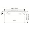 POSH FAITH Motorcycle Aluminum License Plate (Angle Cut Top Corners),