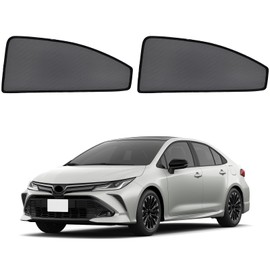 KOCZIL Car Window Shades for 2019-2024 Corolla Sedan (Not Fit Touring/Hatchback/Cross) - Rear Side Sun Shade for Baby, Breathable Mesh Car Privacy Covers, UV Protection & Heat Insulation (2PCS)