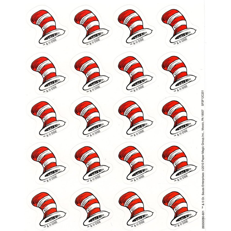 Eureka The Cat's Hat Stickers