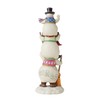 Enesco Snowy Stack of Holiday Fun Stacked Snowmen Figurine -