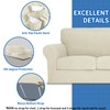 MAXIJIN 3 Piece Couch Covers for 2 Cushion Couch Sofa