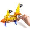 Tytan Tiles Pirate Ship & Island 60-Piece Magnetic Tiles Building