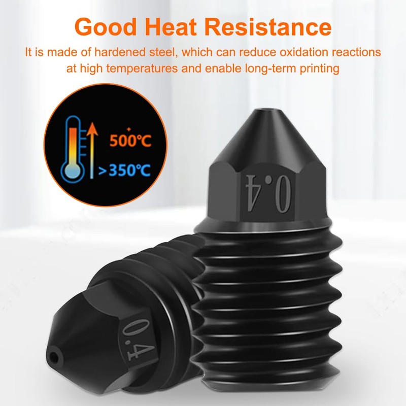 5 Stück Gehärtete Stahldüsen - Düse Für Bambu Lab A1/A1mini