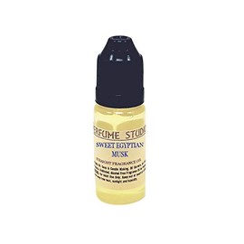 Perfume Studio Egyptian Fragrance Oil for Soap Making Candle Making, Perfume Making, Oil Burners, Air Fresheners, Body Mists, Incense, Hair & Skincare Products. Pure Parfum; 12ml (Sweet Egyptian Musk)