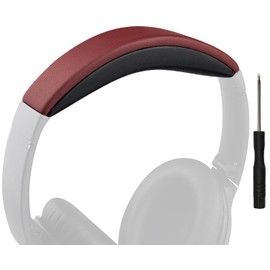 SOULWIT Replacement Headband Pad Kit for Bose QuietComfort 45 (QC45)/QuietComfort SE (QC SE)/New Quiet Comfort Wireless Headphones, Easy DIY Installation (Burgundy)
